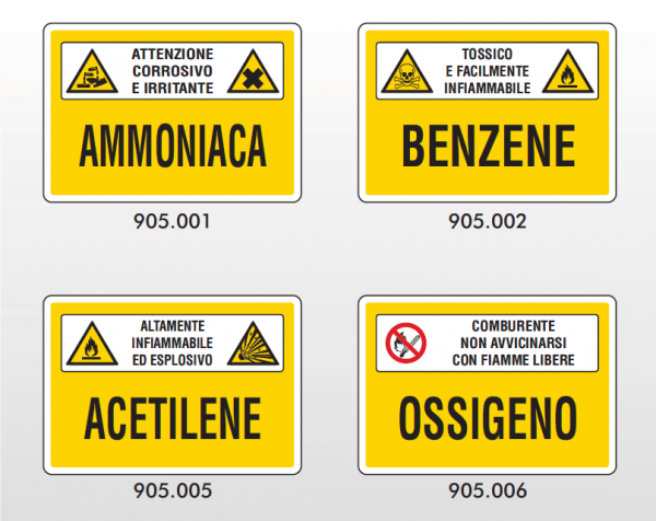 Segnaletica Sostanze Pericolose