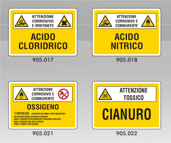 Segnaletica Sostanze Pericolose